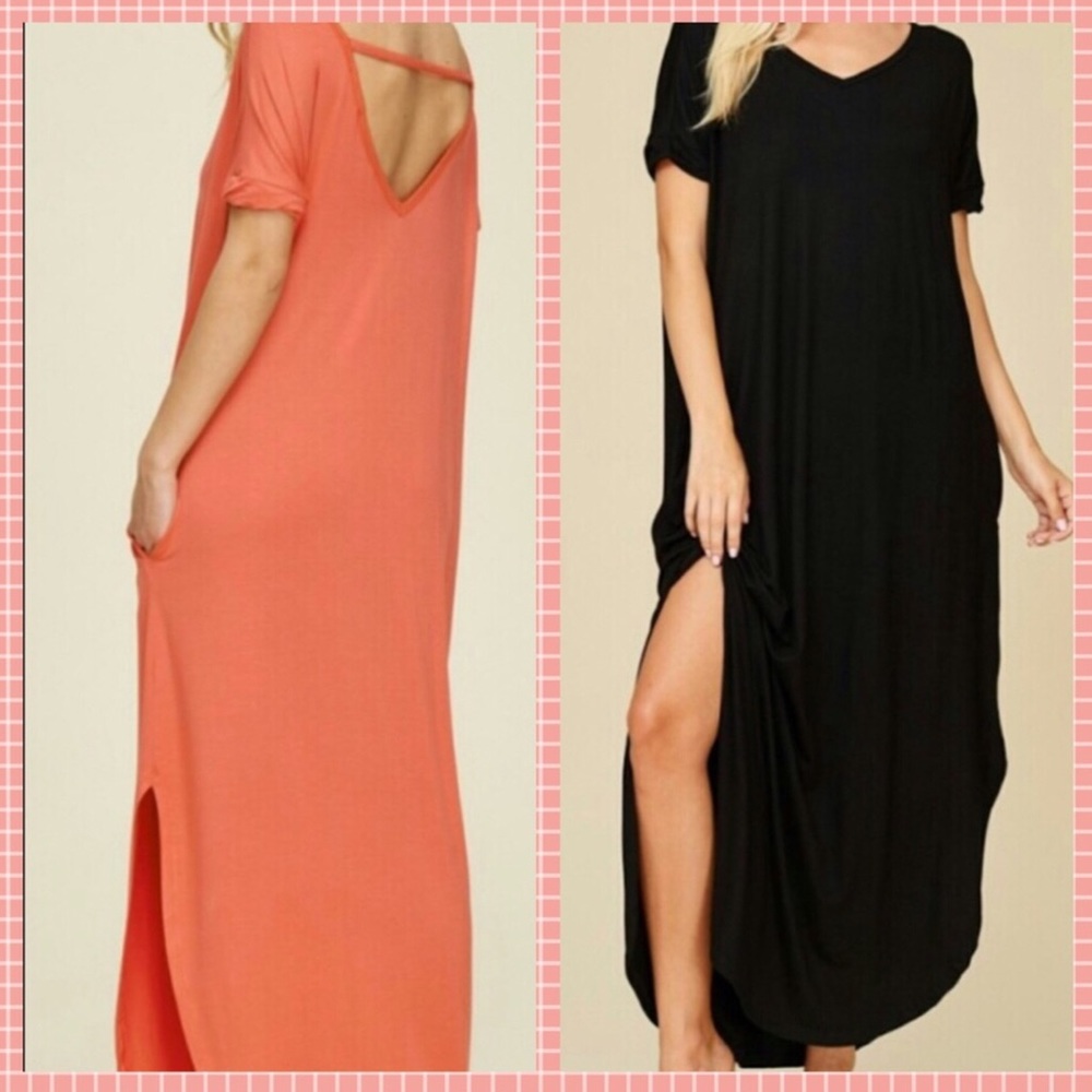 FINAL PRICE!🎉 Black Oversized Maxi Dress - Picture 4 of 5